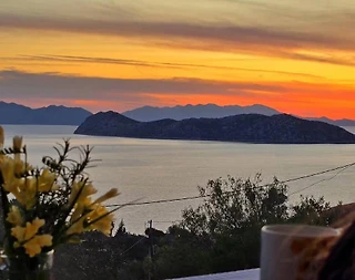 Marmaris Söğüt'te Deniz Manzaralı, 4 Kişilik, Konforlu Tatil Evi - 1