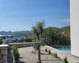 Marmaris Söğüt'te Enfes Deniz Manzaralı, Özel Havuzlu, Kiralık Villa - 2