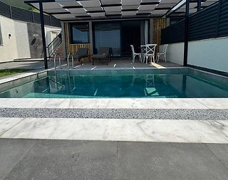 Marmaris Söğüt'te Muhteşem Deniz Manzaralı, Özel Havuz, 1+1 Villa - 2