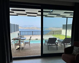 Marmaris Söğüt'te Muhteşem Deniz Manzaralı, Özel Havuz, 1+1 Villa - 3
