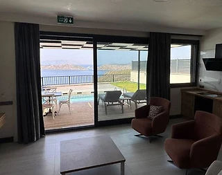 Marmaris Söğüt'te Muhteşem Deniz Manzaralı, Özel Havuz, 1+1 Villa - 4