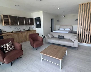 Marmaris Söğüt'te Muhteşem Deniz Manzaralı, Özel Havuz, 1+1 Villa - 5