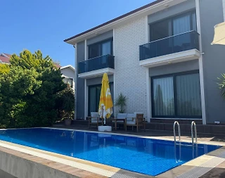 Marmaris Söğüt'te Muhteşem Deniz Manzaralı, Özel Havuzlu, Lüks Villa - 1