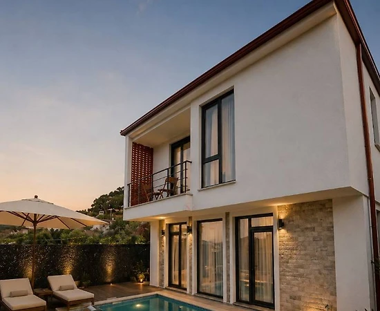 Marmaris Söğüt'te Muhteşem Doğada, Özel Havuzlu, Modern Villa - 1