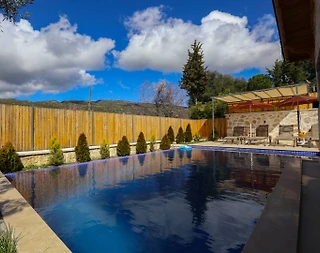 Kaş Sarıbelen'de Huzurlu Doğa İçerisinde, Özel Havuzlu, Modern Villa - 5