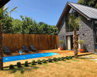 Sapanca Memnuniye'de Özel Havuzlu, Şömineli Villa - 2