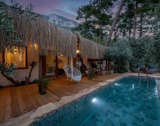 Menteşe Kuyucak'ta Doğanın Kalbinde, Özel Havuzlu, Bahçeli Villa - 4