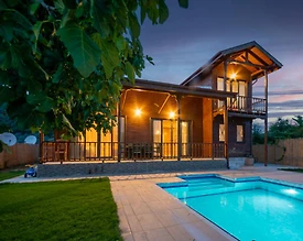 Menteşe Yenice'de Geniş Bahçeli, Özel Havuzlu, 3+1 Villa - 3