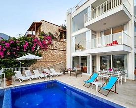 Kaş Kalkan'da Merkezi Konumda, Özel Havuzlu, Modern Villa - 3