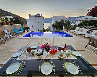 Kaş Kalkan'da Merkezi Konumda, Özel Havuzlu, Modern Villa - 5