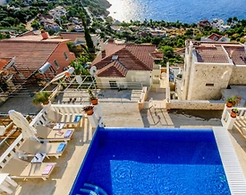Kaş Kalkan'da Deniz Manzaralı, Özel Havuzlu, Kiralık Villa - 3