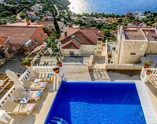 Kaş Kalkan'da Deniz Manzaralı, Özel Havuzlu, Kiralık Villa - 3