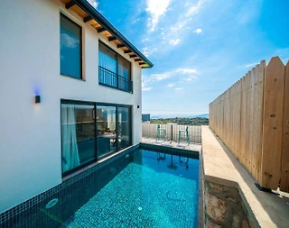 Kaş Bezirgan'da Huzurlu Konumda, Özel Havuzlu, 4 Kişilik Villa - 5