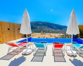 Kaş Ulugöl'de Doğa İçerisinde, Özel Havuzlu ve Jakuzili, Kiralık Villa - 5