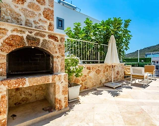 Kaş Kalkan'da Doğa ve Deniz Manzaralı, Özel Havuzlu, Lüks Villa - 5