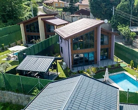 Sapanca Mahmudiye'de Ahşap Tasarımlı, Özel Havuzlu, Ferah Villa - 2