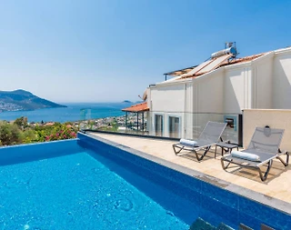 Kaş Kalkan'da Merkezi Konumda, Özel Havuzlu, 3+1 Villa - 5