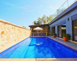Kaş Kalkan'da Sakin Konumda, Özel Havuzlu, Modern Villa - 4