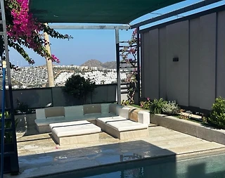 Muğla Bodrum'da Eşsiz Deniz Manzaralı, Özel Havuzlu, Modern Villa - 4