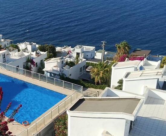 Muğla Bodrum'da Panoramik Deniz Manzaralı, 4 Kişilik, Modern Villa - 1