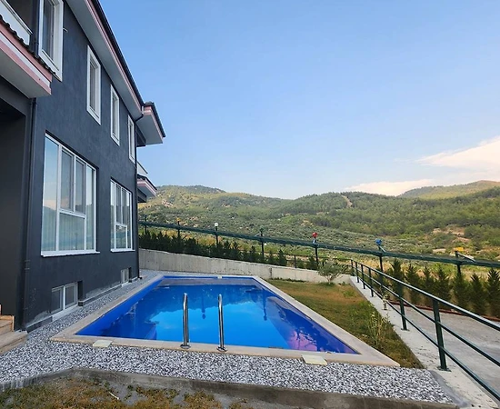 Muğla Dalaman'da Kalabalık Ailelere Uygun, Özel Havuzlu, Modern Villa - 1
