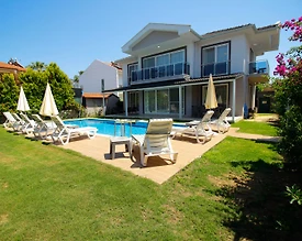 Ortaca Dalyan'da Geniş Ailelere Uygun, Özel Havuzlu, Bahçeli Villa - 3