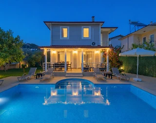 Muğla Dalyan'da Yemyeşil Bahçede, Özel Havuzlu, 6 Kişilik Villa - 5