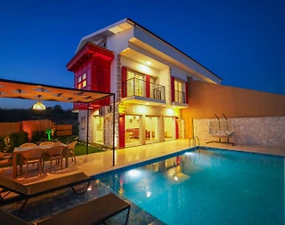 Muğla Seydikemer'de Doğa İle İç İçe, Özel Havuzlu, Jakuzili, Kiralık Villa - 5