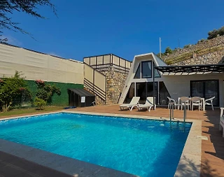 Muğla Fethiye'de Doğa Manzaralı, Özel Havuzlu, Modern Bungalov - 5