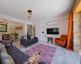 Fethiye'de Yeşillikler İle Dolu Doğada, Özel Havuzlu, Konforlu Villa - 5