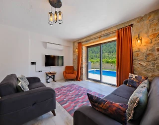 Fethiye'de Yeşillikler İle Dolu Doğada, Özel Havuzlu, Konforlu Villa - 4