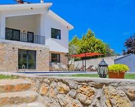 Fethiye'de Yeşillikler İle Dolu Doğada, Özel Havuzlu, Konforlu Villa - 3
