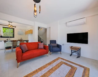 Fethiye Kızılbel'de Huzurlu Doğada, Özel Havuzlu, Modern Villa - 5