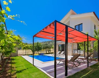 Fethiye Kızılbel'de Huzurlu Doğada, Özel Havuzlu, Modern Villa - 2