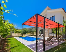 Fethiye Kızılbel'de Huzurlu Doğada, Özel Havuzlu, Modern Villa - 2