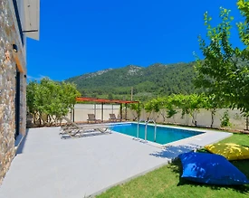 Fethiye Kızılbel'de Huzurlu Doğada, Özel Havuzlu, Modern Villa - 3