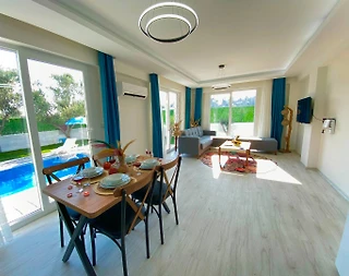Fethiye Karagedik'de Sakin Konumda, Özel Havuzlu, Ferah Villa - 5