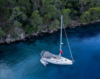 Muğla Fethiye'nin Enfes Sularında, 3 Kamaralı, 6 Kişilik Yelkenli - 4