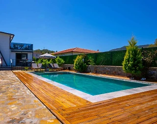 Muğla Marmaris'te Harika Doğada, Isıtmalı Havuzlu, Kiralık Bungalov - 1