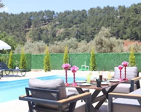 Muğla Menteşe'de Konforlu Tasarımlı, Özel Havuzlu, 3+1 Villa - 2