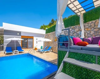 Muğla Seydikemer'de Balayı Çiftlerine Uygun, Özel Havuzlu, Şık Villa - 2