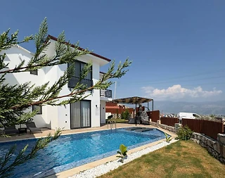 Muğla Seydikemer'de Doğa İçerisinde, Özel Havuzlu, Modern Villa - 5