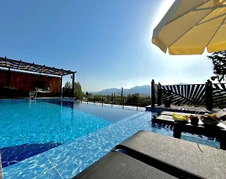 Muğla Seydikemer'de Doğa Manzaralı, Özel Havuzlu, Kiralık Villa - 5