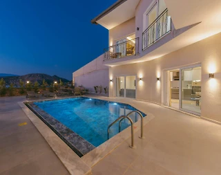 Muğla Seydikemer'de Doğa Manzaralı, Özel Havuzlu, Kiralık Villa - 3