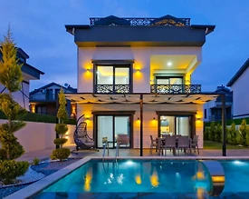 Muğla Seydikemer'de Geniş Ailelere Uygun, Özel Havuzlu, Kiralık Villa - 2