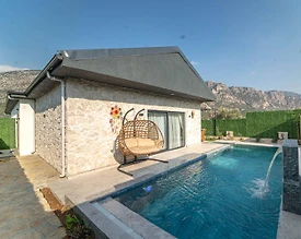 Muğla Seydikemer'de Gözlerden Uzak Konumda, Özel Havuzlu, 2+1 Villa - 3