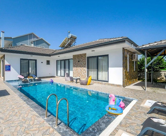 Muğla Seydikemer'de Gözlerden Uzak, Özel Havuzlu, Balayı Villası - 1