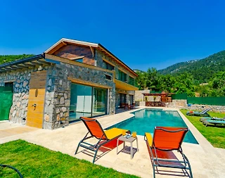 Muğla Seydikemer'de Gözlerden Uzak, Özel Havuzlu, Otantik Villa - 5