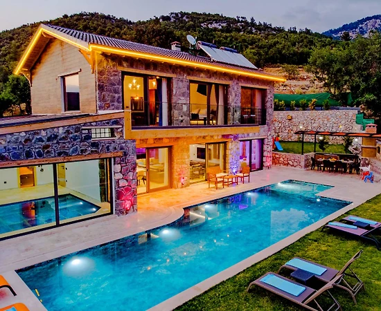 Muğla Seydikemer'de Gözlerden Uzak, Özel Havuzlu, Otantik Villa - 1