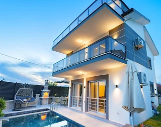 Muğla Seydikemer'de Muhteşem Doğa İçerisinde, Özel Havuzlu, Modern Villa - 2
